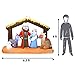 Christmas Inflatable Decoration 6.5 ft Nativity Scene Inflatable with Build-in LEDs Blow Up for Christmas, Party Indoor, Outdoor, Yard, Garden, Lawn Décor.