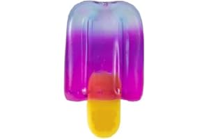 Gradient-Colored Popsicle-Shaped Slow-Rising Squeeze Toy — Stress-Relieving & Soothing Fidget Toy — Cute Ice Cream Finger Toy