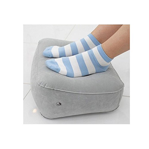 Santiego Inflatable Travel Foot Pillow Foot Cushion &amp; Luggage Foot Rest