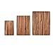 ZESPROKA Thick Acacia Wood Cutting Board with Juice Drip Groove,Set of 3