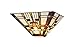 Chloe Lighting CH33290MS12-WS1 Tiffany Style Mission 1-Light Wall Sconce, 12-Inch, Multicolored