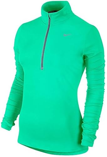 nike women's half zip green