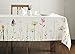 Maison d' Hermine Table Cloth Rectangle Table 100% Cotton 60 x 108 Inches Tablecloth Reusable Decorative for Dining Room, Farmhouse, Home, Party, Festive & Wedding Spring Summer - Botanical Fresh