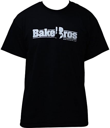 BAKEBROS T-SHIRT BLACK LARGE