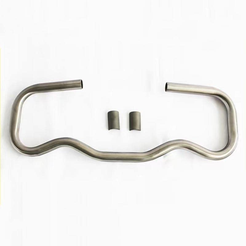 Titanium P type Handlebar for Brompton in Silver