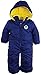 iXtreme Baby Boys' Snowsuit - Cozy Fleece Insulated Winter Snow Pram Bunting Suit for Newborns and Infants (Sizes: 0-24M), Size 12-18 Months, Navy