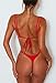 ForBeautyShe Women's Sexy Thong Bottom Two Piece Bikini Double Shoulder Straps Cute Swimsuit Triangle Bathing Suit
