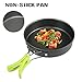 NEWSTYLE Camping Cookware, 15Pcs Backpacking Gear Hiking Outdoors Non Stick Camping Cookware Set 1-2 People Lightweight Compact Durable Pot Pan Bowlsthumb 2