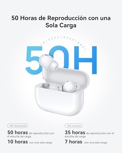 FreeBuds SE 4 ANC, auscultadores Bluetooth sem fios, bateria de 50 horas, cancelamento de ruído multimodo para deslocações e escritório, 4.3G leve, chamadas Bluetooth