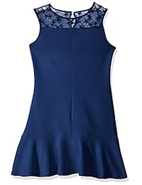 amy byer Big Girls 'sin mangas vestido con volante dobladillo y cartera