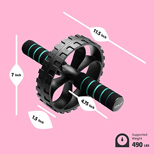 Fit2Live-Ab-Roller-Wheel-for-Home-Gym-Workout-Abdominal-Exercise-Equipment-for-Core-Strength-Training-and-Stomach-Tone-Arm-and-Oblique-Workout-Options-Fitness-Videos-Available-with-Free-App