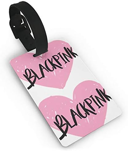 2 Pack Luggage Tags, Blackpink ID Identifier Tag Labels For Suitcase Bag Accessories