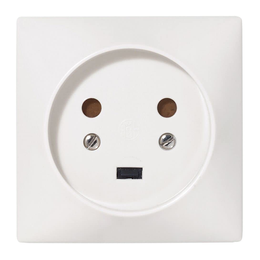 Legrand Electrical Socket Wall-Mounted 2P, White, LEG90134