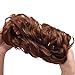 REECHO Messy Bun Hair Piece, 2 Styles Classic Tousled Updo Elastic Hair Bun Scrunchies Fake Hair Bun Donut Ponytail Extensions Messy Hair Bun Accessories for Women - Linen
