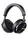 Bluedio T5 Active Noise Cancelling Headphones Over Ear Wireless Bluetooth Headphones with Mic Portable Stereo Headsets for Cell Phones Travel Work(Black)