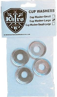 Khiro 4 Pack Large Cup Silver Washers