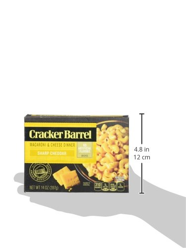 Cracker Barrel Macaroni and Cheese, Sharp Cheddar, 14 Ounce