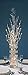 David Tutera Lighted Branch - Silver Glitter - LED - 27 inches