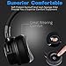 Wireless Active Noise Cancelling Headphones with Mic,Alteng Hi-Fi 30H Playtime Travel Foldable Over-Ear Stereo Sound Headset,Comfortable Protein Earpads,Non-Sound Leakage for Travel Work TV Computerthumb 3