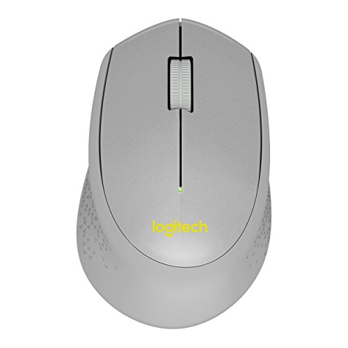 Logitech M330 Silent Plus Wireless Large Mouse - Grey