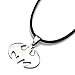 New Jewelry Slippy Batman Sign Pendant 316L Stainless Steel Necklaces (#2)