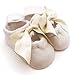 DEEKEY Cozy Cotton Flower Pearl Bowknot Lace Jane Socks with Grip for Newborn Infant Baby Girl 6-12 months 3 Pack