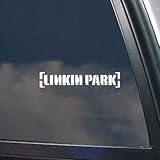 CAR ART LINKIN PARK MACBOOK STICKER LAPTOP NOTEBOOK CAR WALL VINYL DIE CUT ADHESIVE VINYL WHITE AUTO WALL ART HOME DECOR DECORATION HELMET DECOR ROCK BAND WINDOW