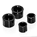 Senkauto Skull Black Front Axle Cap Nut Cover for Harley Sportster Touring Dyna Touring Softail Electra Street Glide (Skull Black)