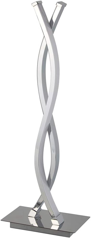Searchlight 5678CC Platt Table Light in Chrome and Glass