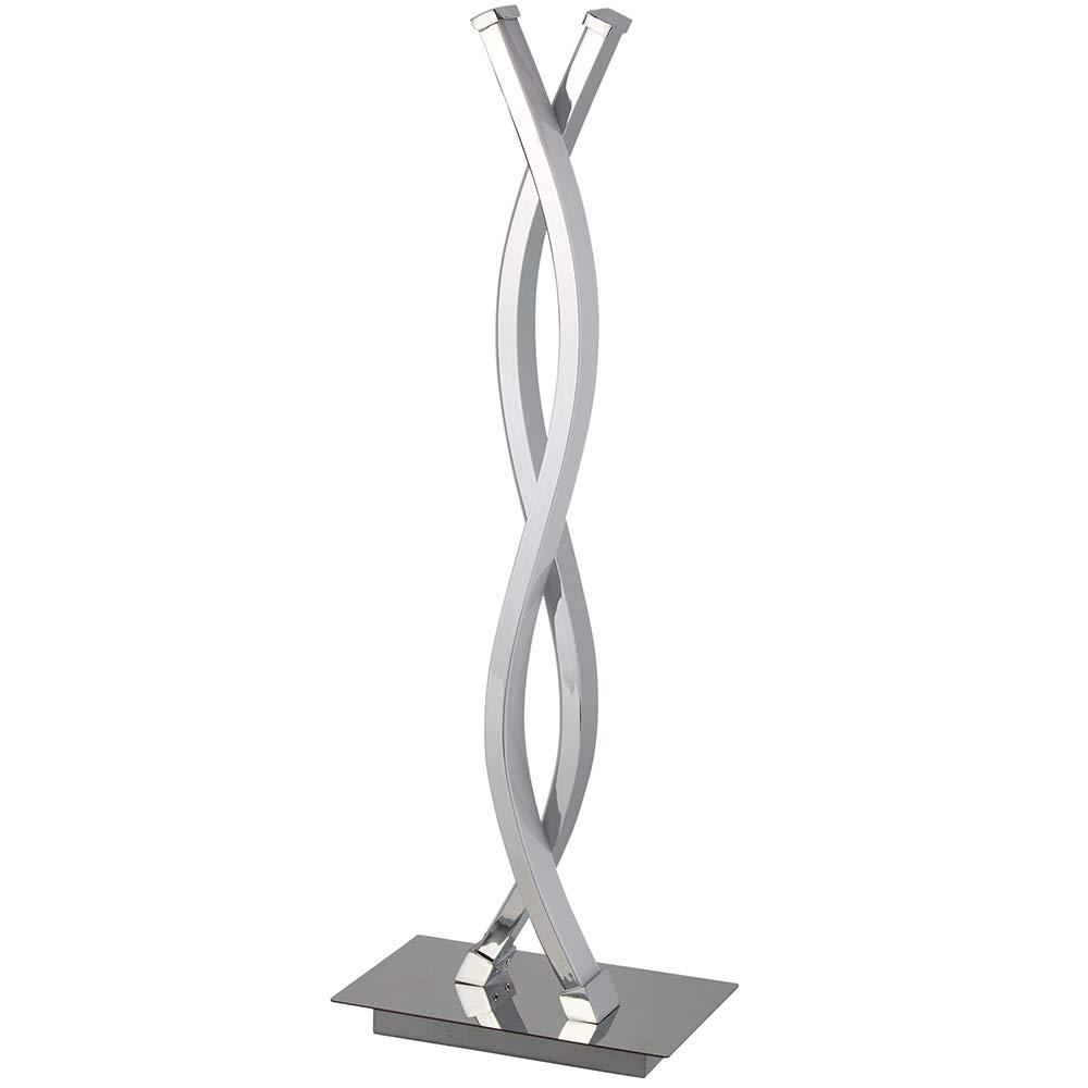 Searchlight 5678CC Platt Table Light in Chrome and Glass