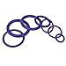 Zoostliss 270PC Purple Rubber O-Ring Assortment Kit with 18 Popular Sizes for Insulation Gasket Washer Seals Air Conditioning Car Auto Vehicle Repair