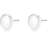 LOOYUUPEE Natural Freshwater Pearl Stud Earrings for Women, Dainty Star/Lover Hear Charm Pendant Baroque Pearl Ear Jewelry Studs, Minimalist Gold Pearl Earrings Eardrop for Mom Lover Her