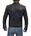 fjackets Motorcycle Jacket Men - Real Lambskin Leather Riding Jackets For Motorcycles Men - Black Leather Jacket For Men | [1100055] Negn XL