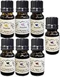 Abbys Aromas Premium Floral 10ml Fragrance Oil - 6 + 2 Bonus Scents = 8 Total Scents, Vegan, Phthalates Free