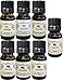 Abbys Aromas Premium Floral Fragrance Oil 8 Fragrances (6 + 2 Bonus Scents = 8 Total), Vegan, Phthalates Free