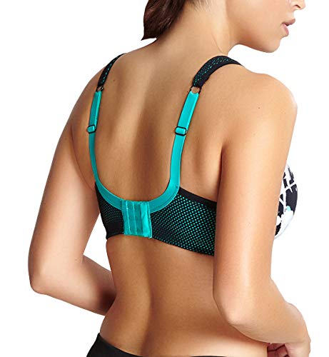 Panache Ultimate High Impact Underwire Sports Bra, 30H, Graffiti - Thumbnail 2