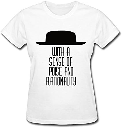 Teelife Women's T Shirt Awesome Panic At The Disco White Medium