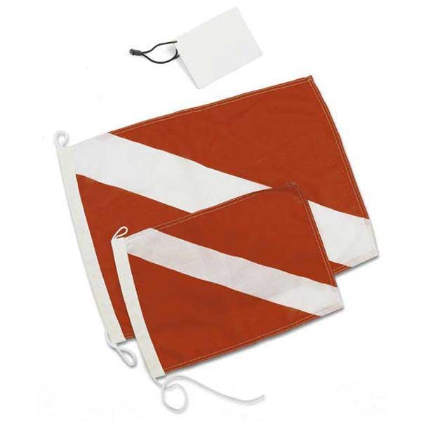 Best divers Flagge Sub groß 40 x 30 cm, Unisex für Erwachsene, Weiß und Rot