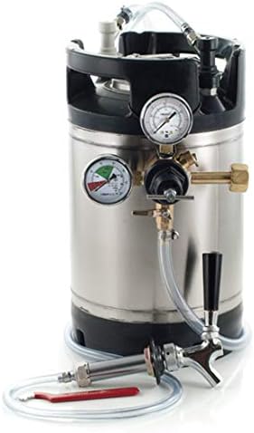 3 Gallon Ball Lock Keg System w/Faucet and Shank, New AIH Keg #3