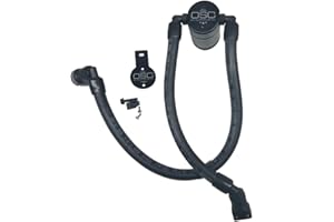 J&L Oil Separator Co. 3.0 Oil Separator Compatible with 2010-2019 Taurus SHO, passenger side (Black)