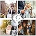 LightTheBo Swarovski Crystals Bangle Bracelets White Gold Plated Hinged Jewelry for Women Girls