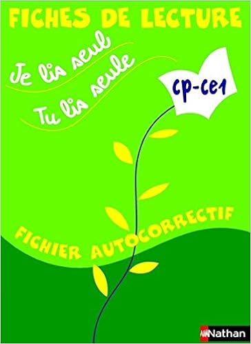 Je Lis Seul Tu Lis Seule Cp Ce1 Fichier Autocorrectif Fiches De Lecture Amazon Fr Calle Veronique Livres