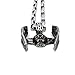 Star Wars by Han Cholo Unisex TIE Fighter Pendant Necklace, 15