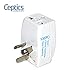 Ceptics 3 Outlet Travel Adapter Plug Type I for Australia, New Zealand