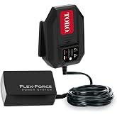 Toro 60V MAX* Flex-Force 1 Amp Lithium-Ion Battery Charger