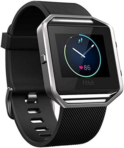 Fashion Clearance! Noopvan Fitbit Blaze Wrist Strap Sports Soft Silicone Watch Band Wrist Strap for Fitbit Blaze Smart Watch (Black)