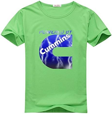 Cummins Dodge Blue Lightning HANDAV Men's Graphic Cotton Tee Shirt