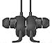 Bluetooth Headphones,Wireless Headphones Sports Wireless Bluetooth 4.1 Extra Bass Headsets With Magnetic Switch Noise Cancelling/Apt-X Waterproof (Black)