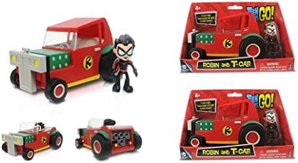 Teen Titans Go 2.75" Robin with 5" Vehicle x 2 Set