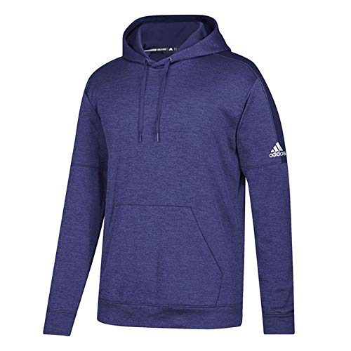 adidas Team Issue Pullover Hoodie - Men's Multi-Sport LT Collegiate Purple Melange